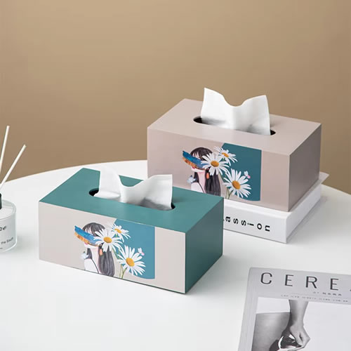 tissue box packaging design print